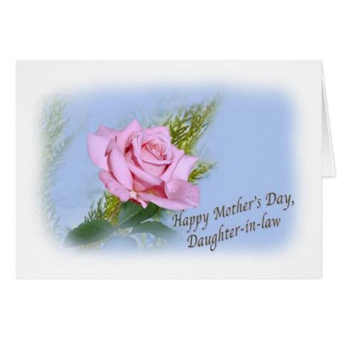 Daughter In Laws Mothers Day Card Zazzle