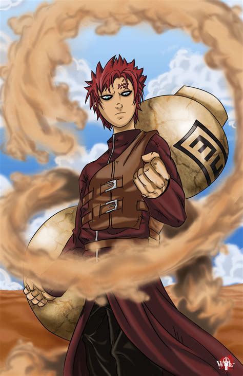 Gaara Of The Sand By Wil Woods On Deviantart