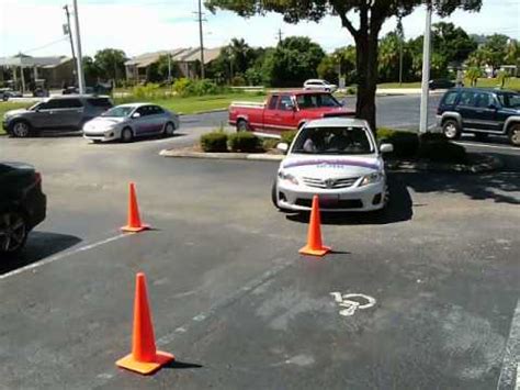 Parallel parking is a technique of parking parallel to the road, in line with other parked vehicles and facing in the same direction as traffic on that side of. Parallel parking tutorial with cones