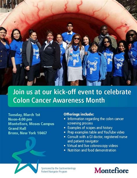 Colorectal Cancer Awareness Month Event Starting March 1st The Bronx