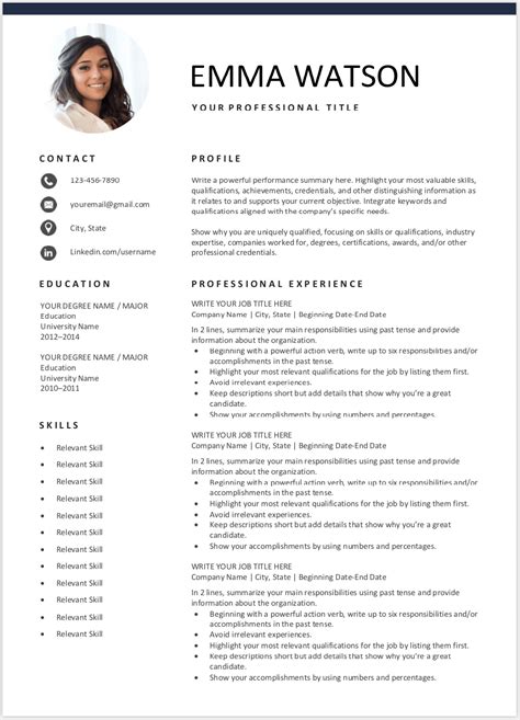 Visual Resume Basic Resume Simple Resume Job Resume Resume Tips