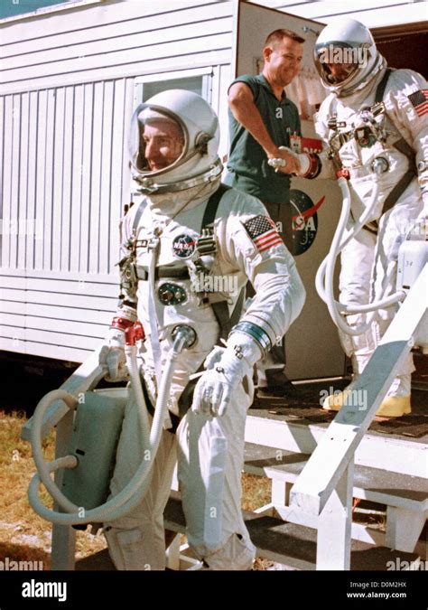 Gemini 12 Prime Crew Astronauts James A Lovell Jr Leading Command