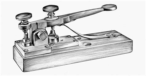 Sketch Of The Day Telegraph Machine By Samuel Fb Morse