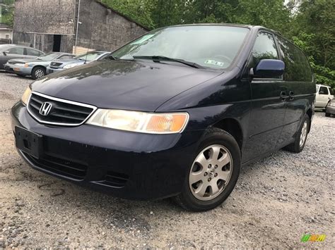 2003 Midnight Blue Pearl Honda Odyssey Ex L 127313229 Photo 17