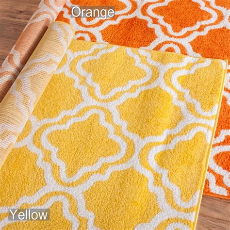 Well Woven Bright Modern Lattice Trellis Geometric Rug 33 X 5