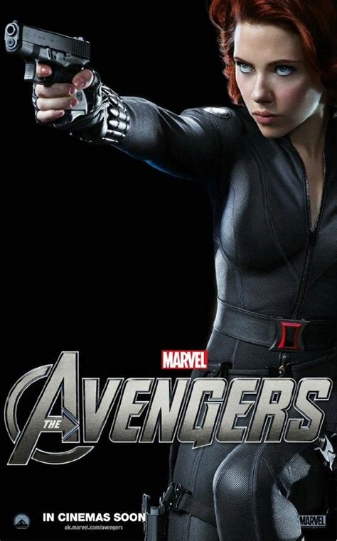 Character Poster For The Avengers Black Widow Avengers 2012