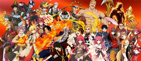Anime Cartoon Comic Characters Fire Users By Rikohitsuya On Deviantart