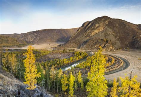 Beautiful Valley Of The Chuya River Near The Village Of Aktash Altai