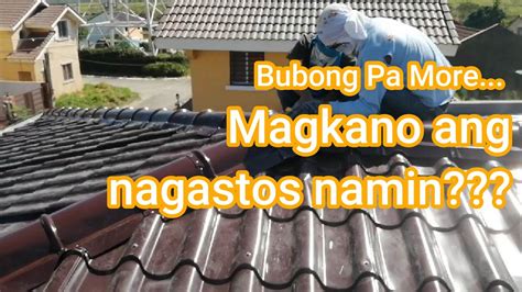 The price currency is in philippine… Magkano ang Nagastos Namin sa Roof Tile Span (Cost of Roof ...