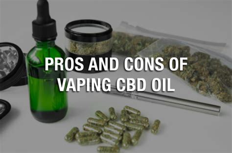 Pros And Cons Of Vaping Cbd Oil Irvine Weekly