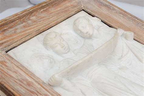 Pair Of Early Italian Carved Marble Plaques For Sale At 1stdibs