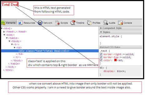 Java How To Apply Css Border Around Text Stack Overflow