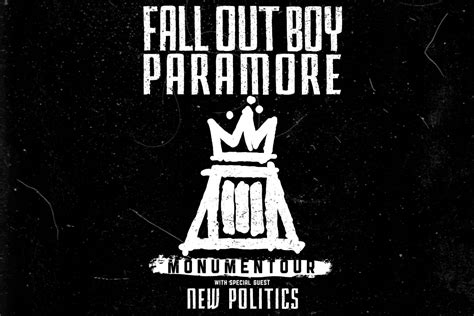 Paramore And Fall Out Boy 2014 Co Headling Monumentour See Full Dates