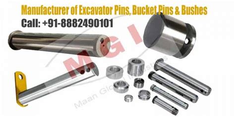 Excavator Pins Manufacturer India Bucket Pins Linkage Parts Bushes