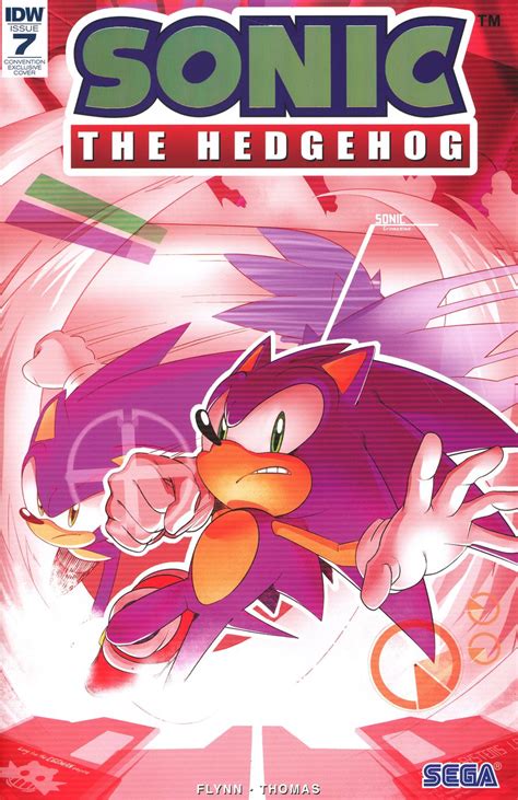 Sonic The Hedgehog Vol 3 7 Cover D Sdcc 2018 Exclusive Foil Variant Cover