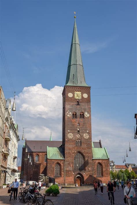 13th Century Cathedral At Aarhus On Denmark Editorial Image Image Of