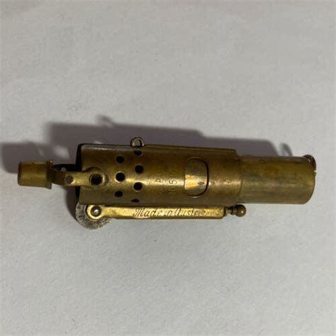 Vintage 1920s Wwi Brass Trench Lighter Imco Made In Austria Patent No