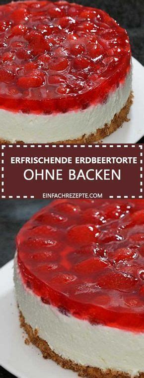 · erdbeerkuchen mit quark ist eine leckere alternative zu der kalorienreichen variante einfacher erdbeerkuchen mit quark | mein naschglück. Quark-Pudding-Torte mit Erdbeeren und Tortenguss ohne ...