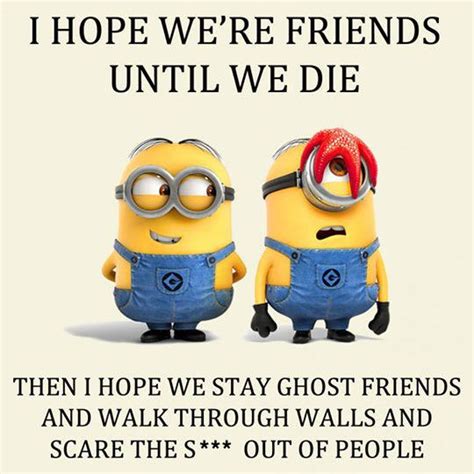 Very funny minion quotes and funny images. Minion Friendship Quotes. QuotesGram