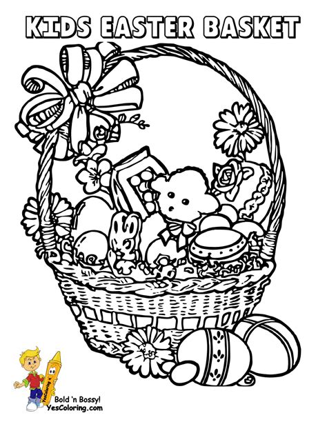 May 13, 2021 · more free spring printables we hope you liked our free printable spring coloring pages! Easter Egg Basket Coloring Pages - Coloring Home