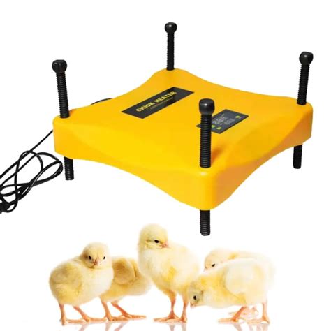 Chick Brooder Heating Plate Adjustable Height Chicken Coop Heater