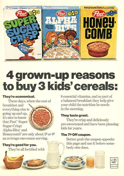 retro ads vintage advertisements sugar crisp post cereal capn crunch balanced breakfast