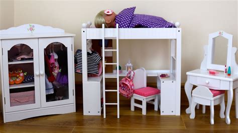 Free shipping on prime eligible orders. Dolls Double Bunk Bed Desk Closet & Dressing Table ...