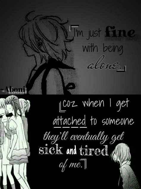Depressed Sad Anime Quotes About Loneliness Bmp Go