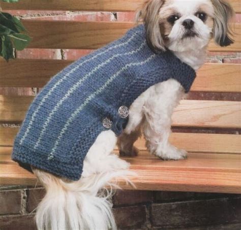 Classy and modern, this intarsia colourwork dog coat, will keep your pooch warm and stylish on all. Knitting Pattern For A Classic Warm & Snug Knitted Dog ...