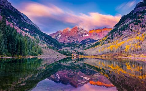 Maroon Bells Wallpaper 4k Colorado Elk Mountains