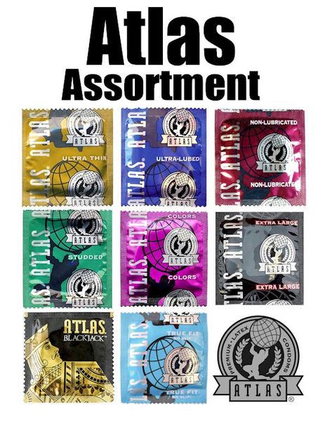 atlas condoms assortment buy assorted atlas condoms online free ship