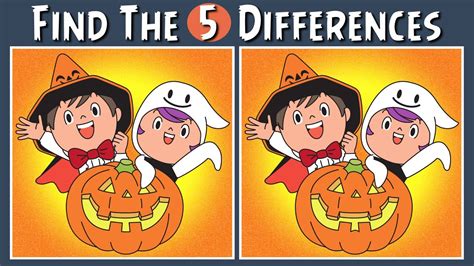 Find The Differences Halloween Youtube