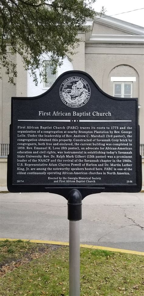 First African Baptist Church Savannah Tripadvisor