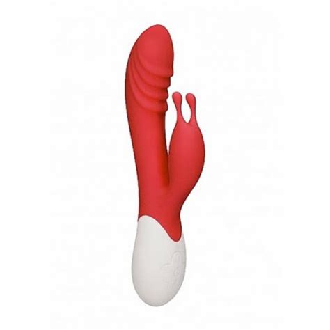 Shots Ignite Rechargeable Heating G Spot Rabbit Vibrator Red Sex