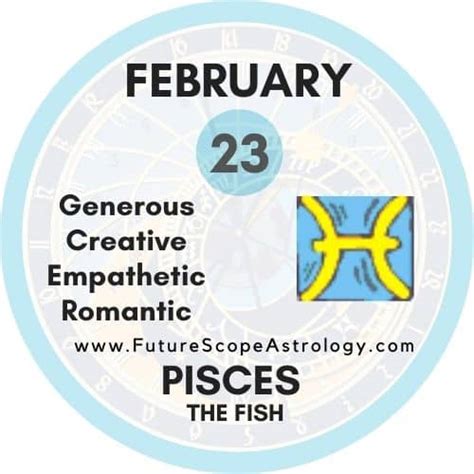 February 23 Zodiac Pisces Birthday Personality Birthstone