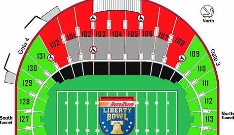 liberty bowl stadium seating chart