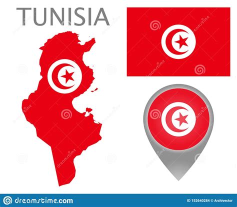 Vergleiche preise für tunesien flagge und finde den besten preis. Tunesien-Flagge, Karte Und Kartenzeiger Vektor Abbildung ...