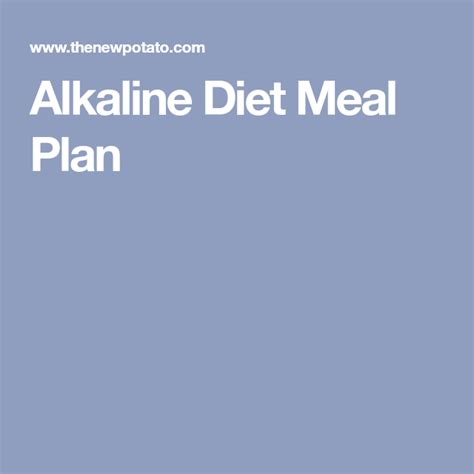 Does this diet really work and is there evidence to support the controversial claims made about its health benefits? 7 Day Alkaline Diet Meal Plan For Beginners | Alkaline diet, Diet recipes, Diet meal plans