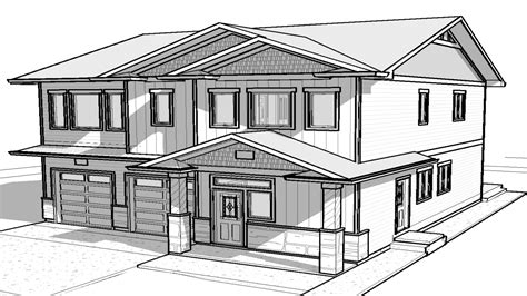 Simple 3d House Drawing Simple House Designs House Drawings