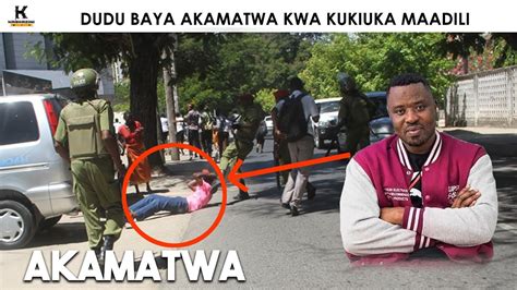 Siri:kifo cha msanii(dudu baya) godfrey tumaini alitekwa na. DUDU BAYA AKAMATWA KWA KUKIUKA MAADILI - YouTube