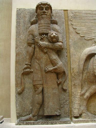 Bensozia Gilgamesh And Humbaba In Mesopotamian Art