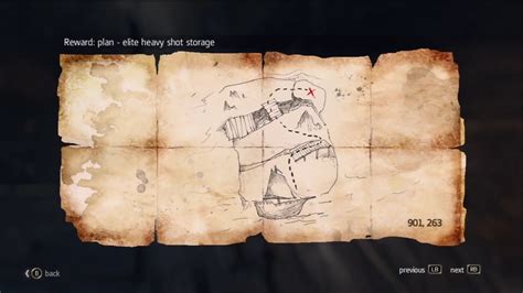 Assassin S Creed 4 Black Flag Treasure Map Location 901 263 YouTube