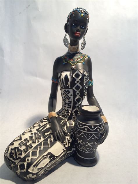 African Woman Art Tribal Statue Statue Of Woman Kenyan Etsy