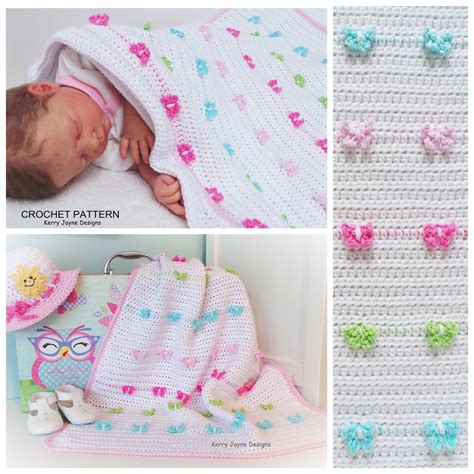 Butterfly Blanket Crochet Pattern Baby Blanket Crochet Pattern