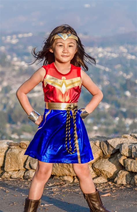 Wonder Woman Girls Costume Inspired Kids Halloween