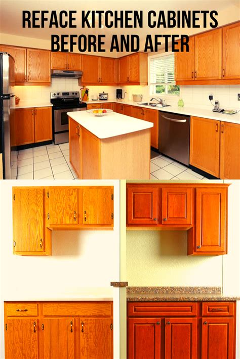 20 Reface Kitchen Cabinets Before And After Homyhomee