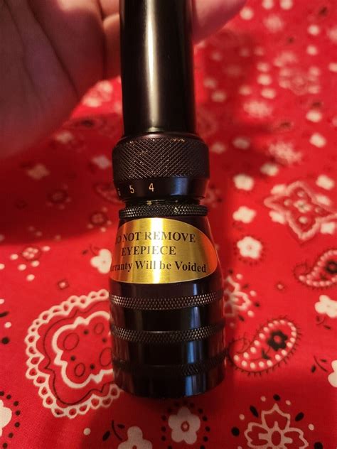 Vintage Redfield 4 12x Gloss Rifle Scope Duplex Reticle With Ao See