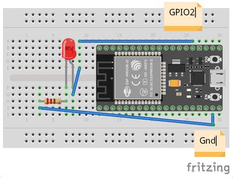 Esp32 Blinking Led Tutorial Using Gpio Control With Arduino 55 Off