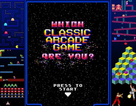 Which Classic Arcade Game Are You Arcade Games Arcade Games