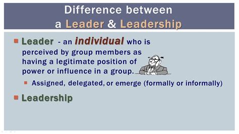 Difference Between Leader And Leadership Youtube